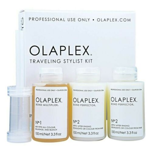 Olaplex Travelling Stylist Kit | No.1 and No.2 Olaplex Travelling Stylist Kit Step 1, 2